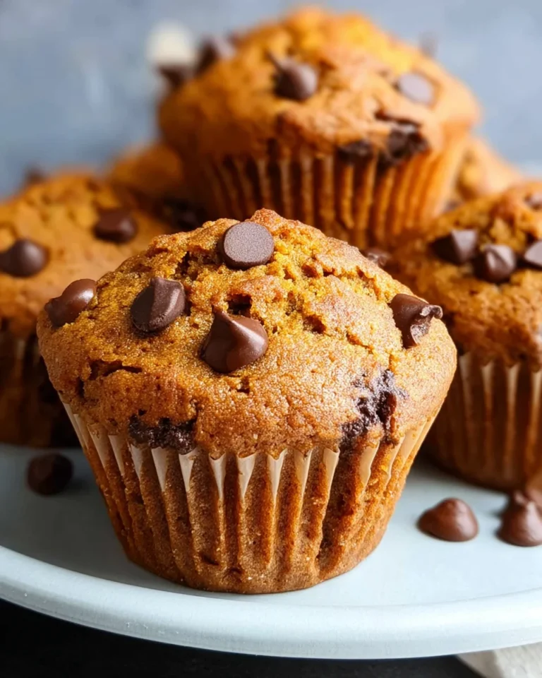 Pumpkin Chocolate Chip Muffins