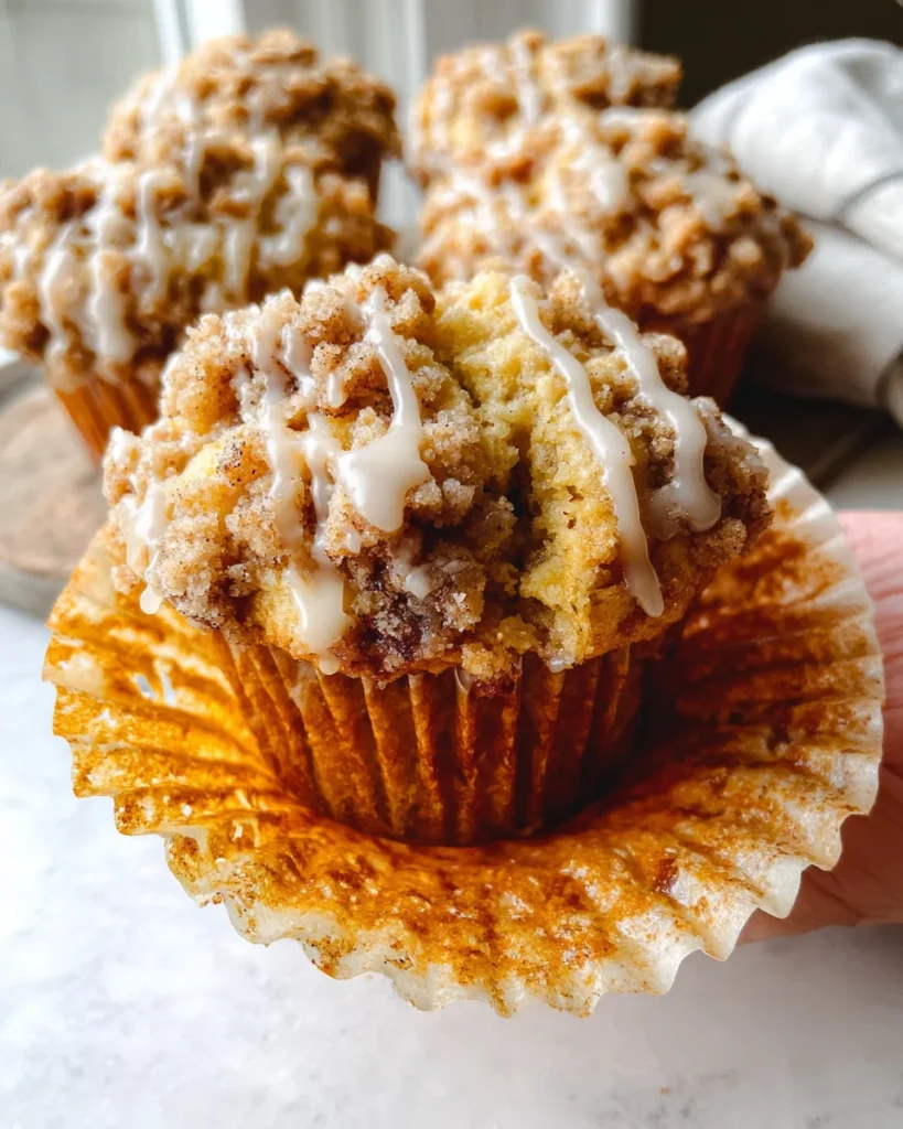 Pumpkin Cinnamon Streusel Muffins
