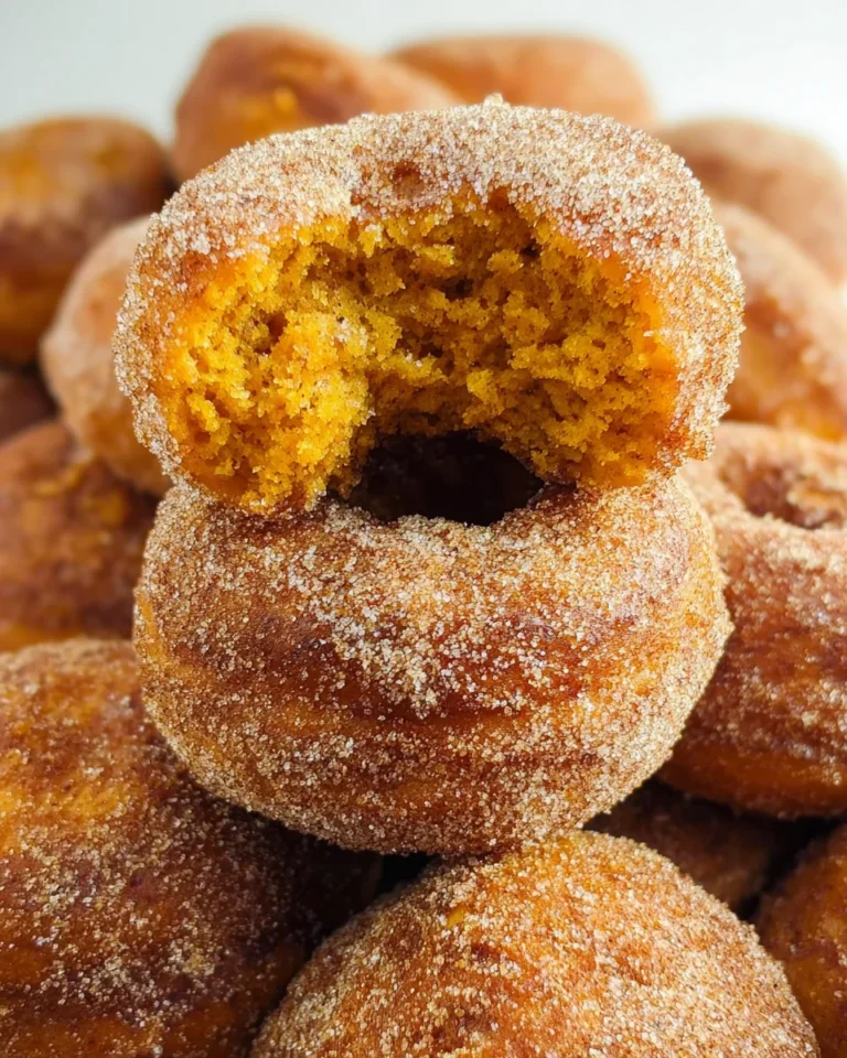 Pumpkin Cinnamon Sugar Donuts