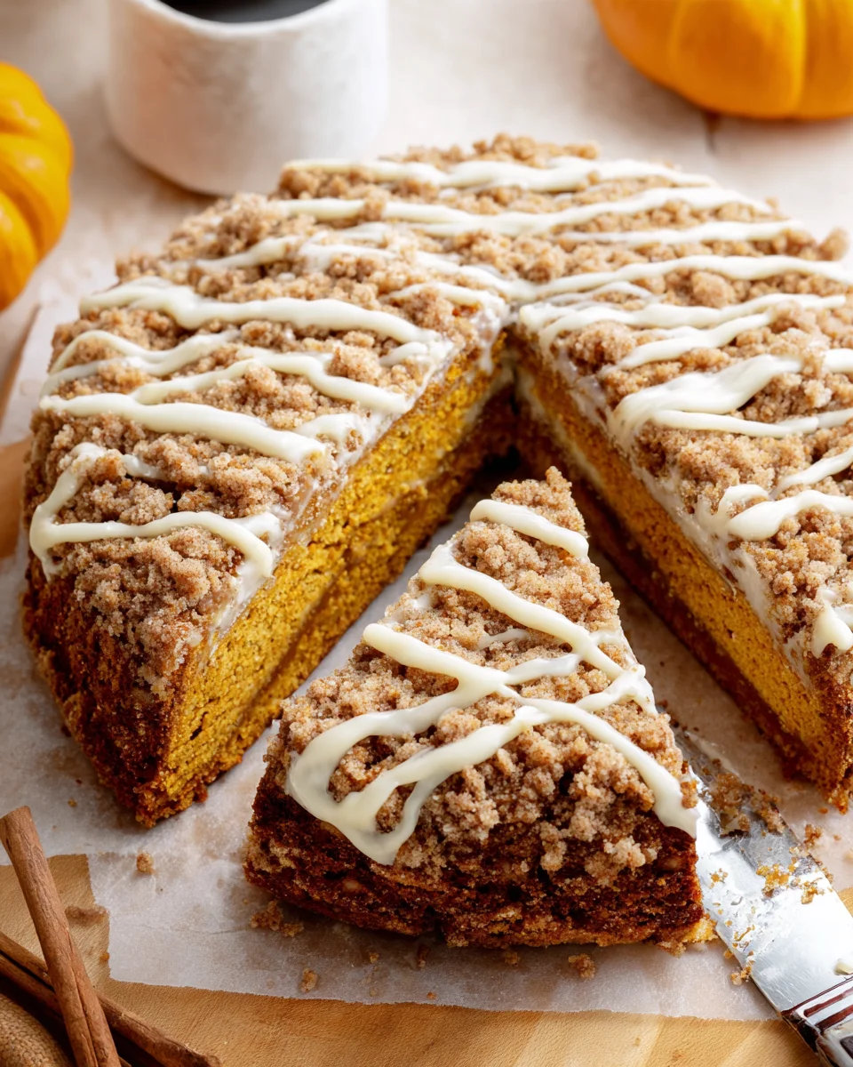 Pumpkin Coffee Cake Recipe