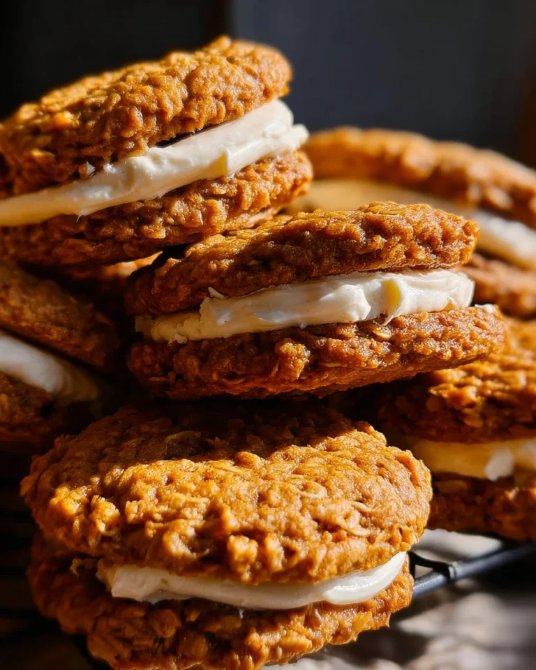 Pumpkin Oatmeal Cream Pies