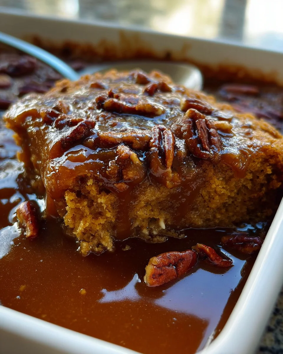 Pumpkin Pecan Cobbler