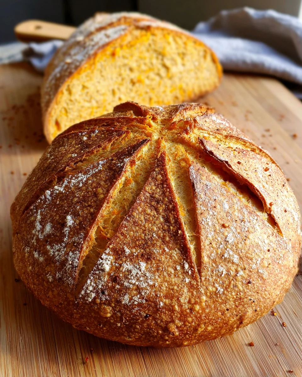 Pumpkin Sourdough Bread
