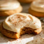 Pumpkin Spice Sugar Cookies with Cream Cheese Frosting