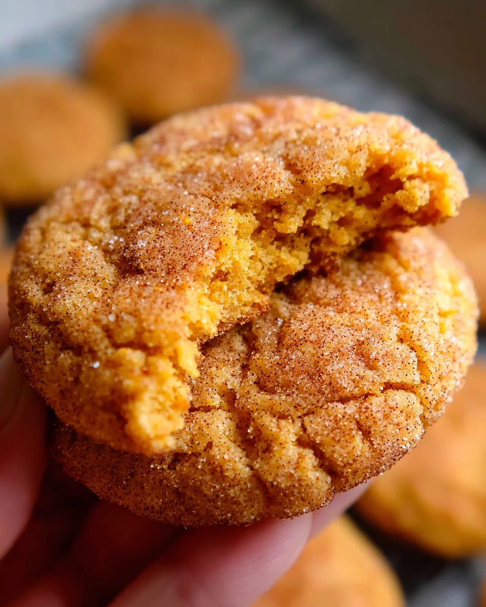Soft Pumpkin Snickerdoodles