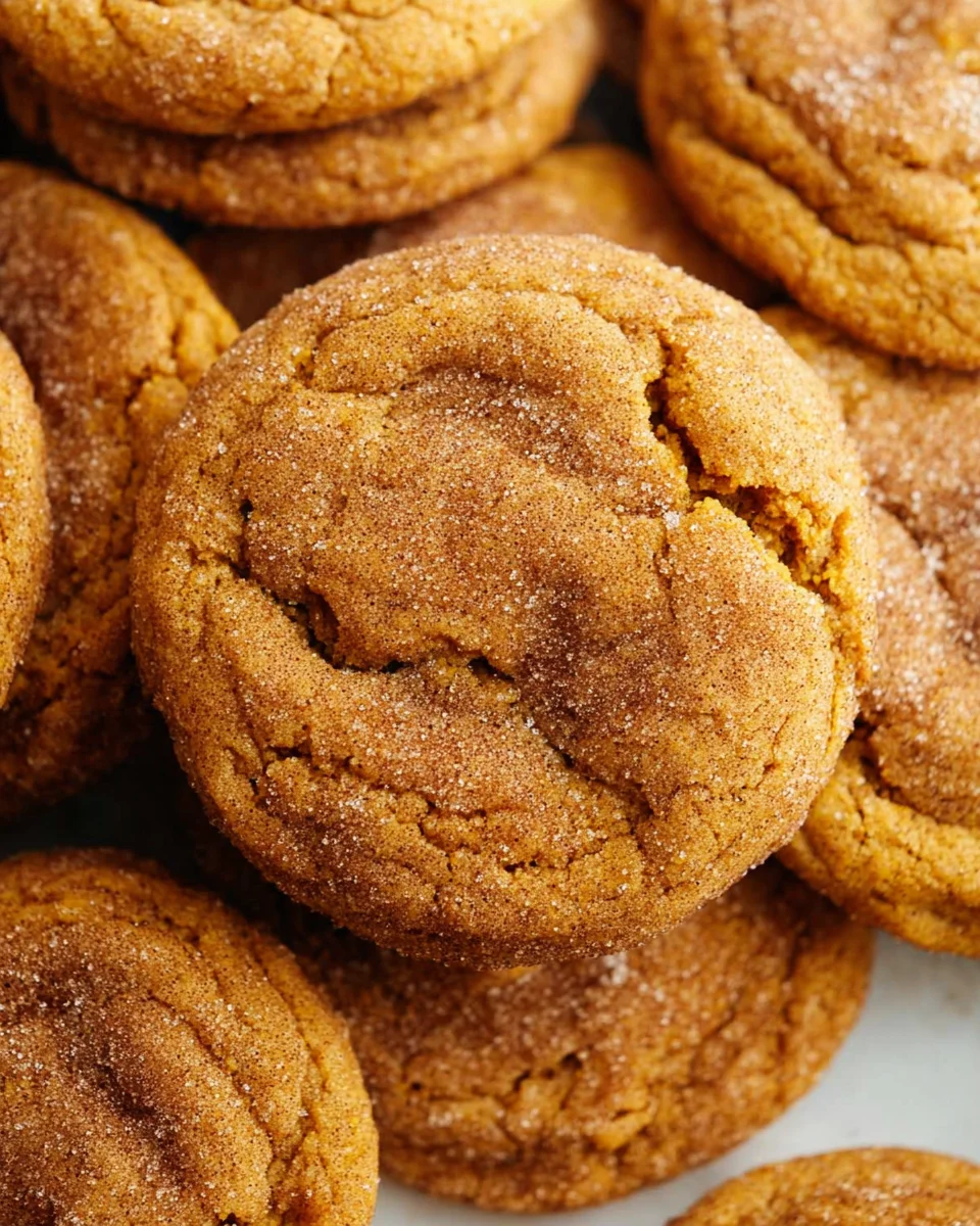 Soft and chewy pumpkin cookies