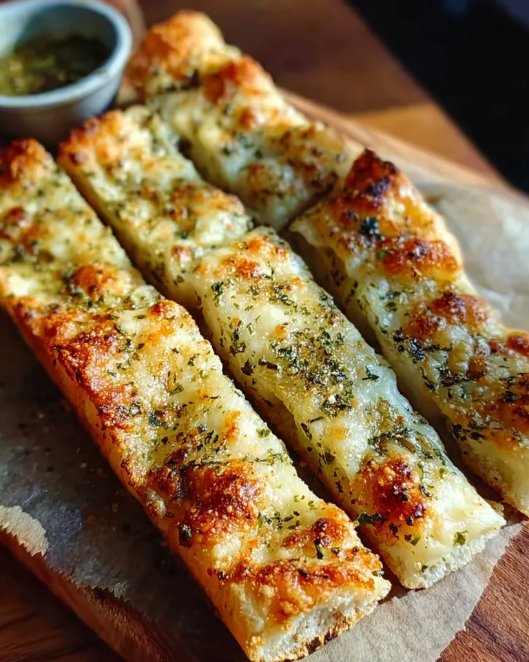 Sourdough Cheesy Breadsticks