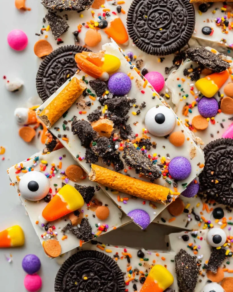 Spooky Halloween Oreo Bark