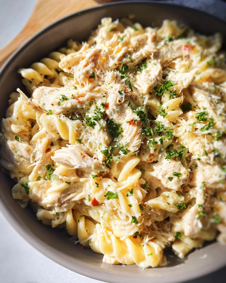 The Best Crockpot Garlic Parmesan Chicken Pasta Recipe 24 The