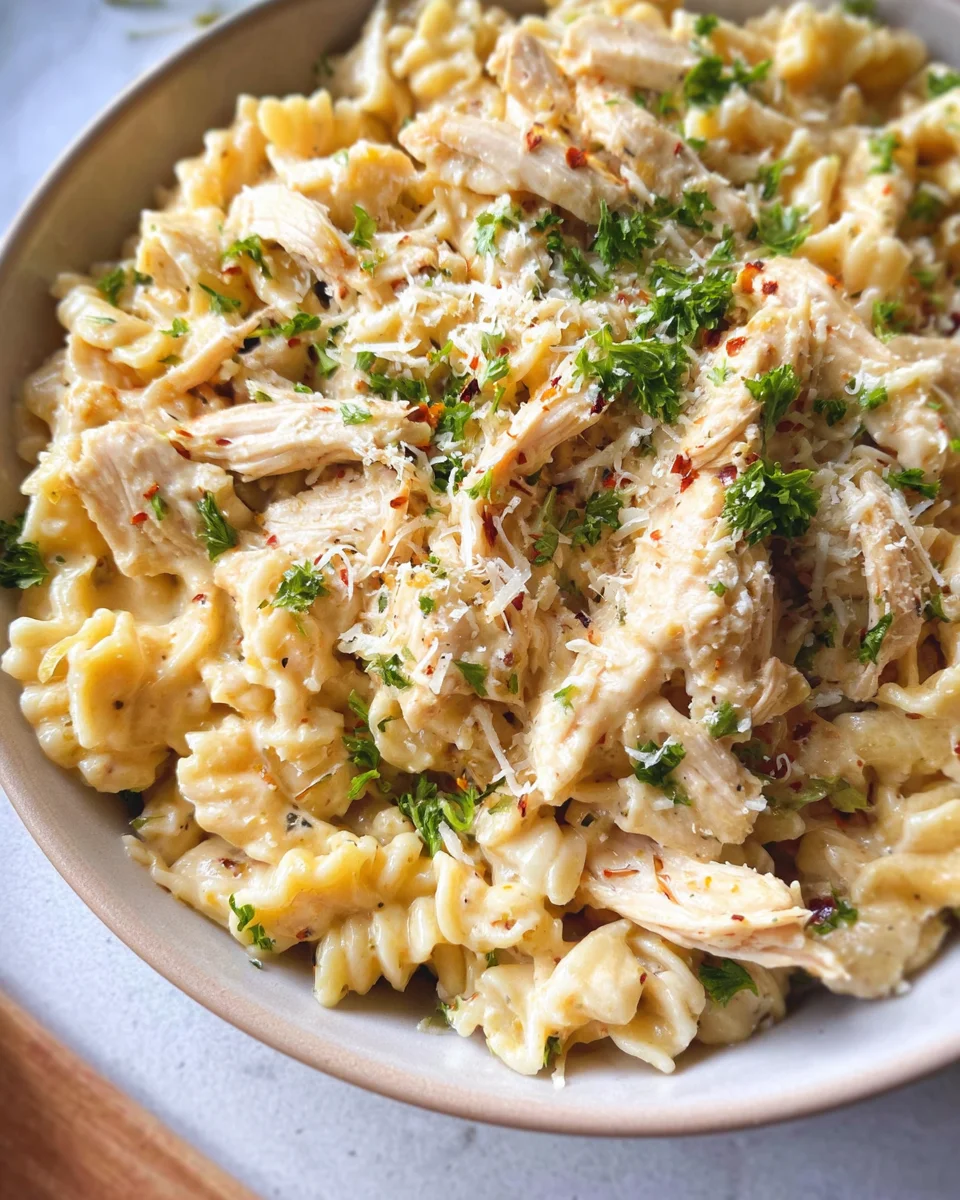 The Best Crockpot Garlic Parmesan Chicken Pasta Recipe 25 The