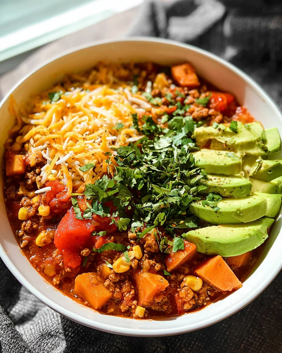 Turkey Sweet Potato Chili