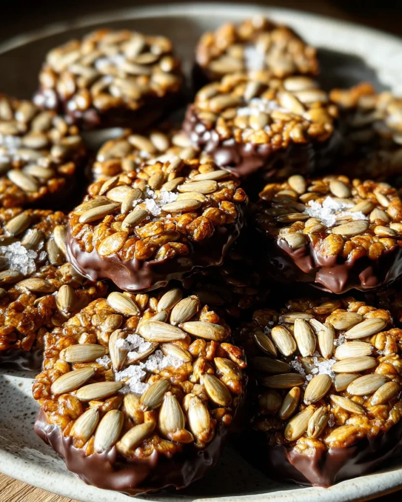 4-Ingredient Sunflower Seed Chocolate Bites
