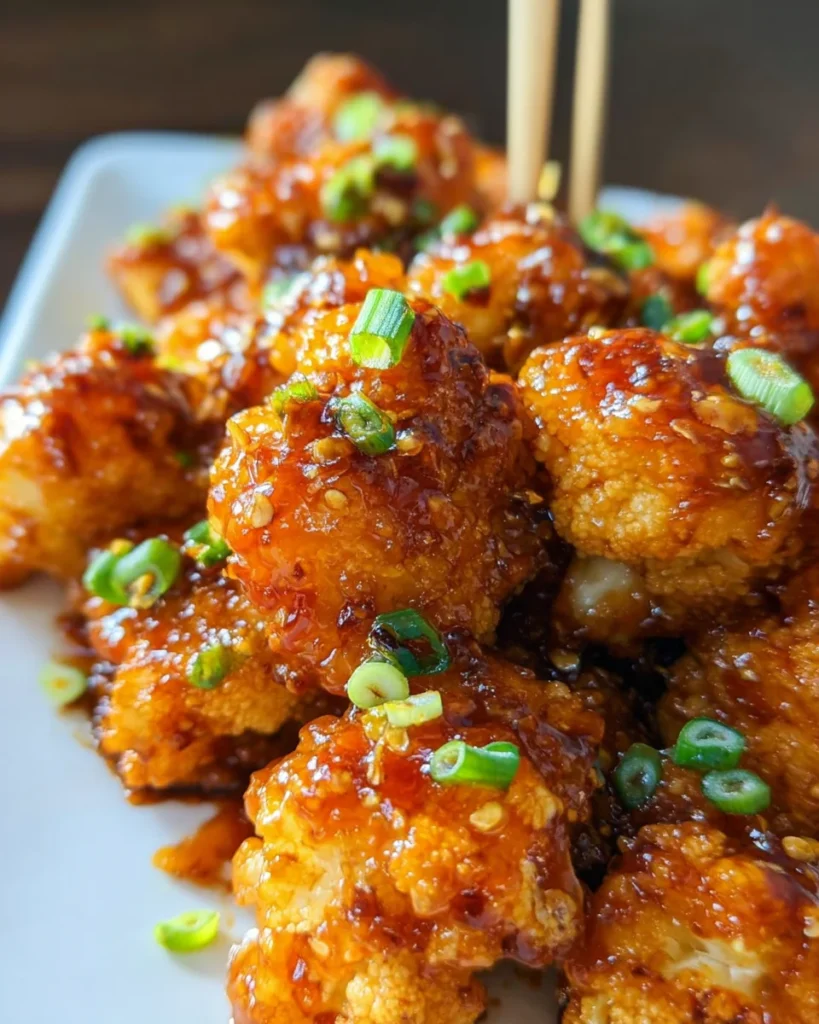 Baked Orange Cauliflower