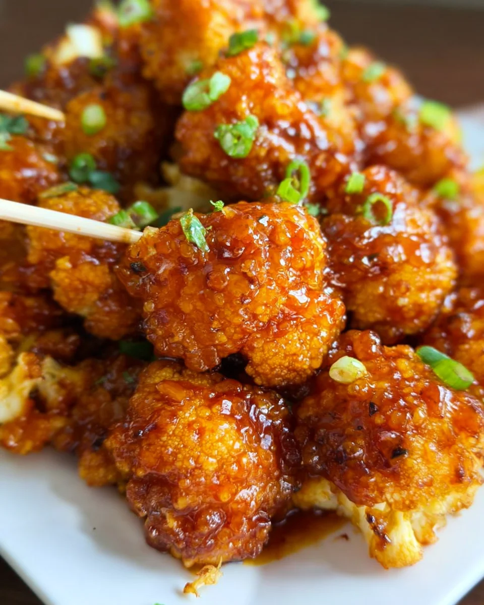 Baked Orange Cauliflower 25 Baked