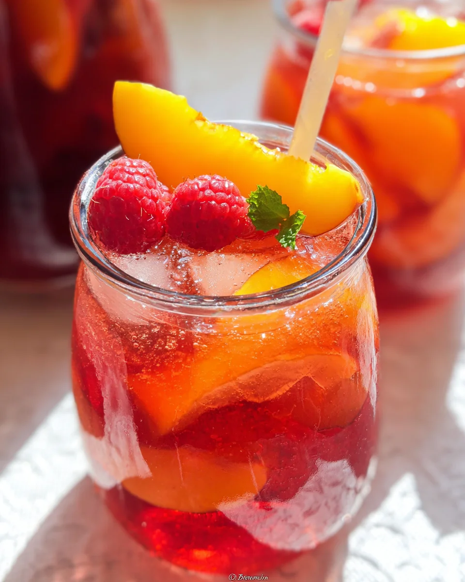 Bellini Peach Raspberry Iced Tea 17 Bellini Peach Raspberry Iced Tea