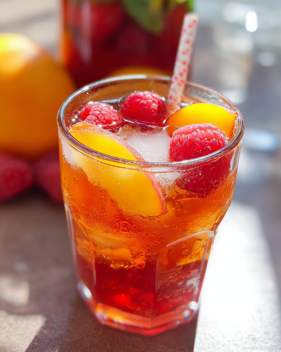 Bellini Peach Raspberry Iced Tea 15 Bellini