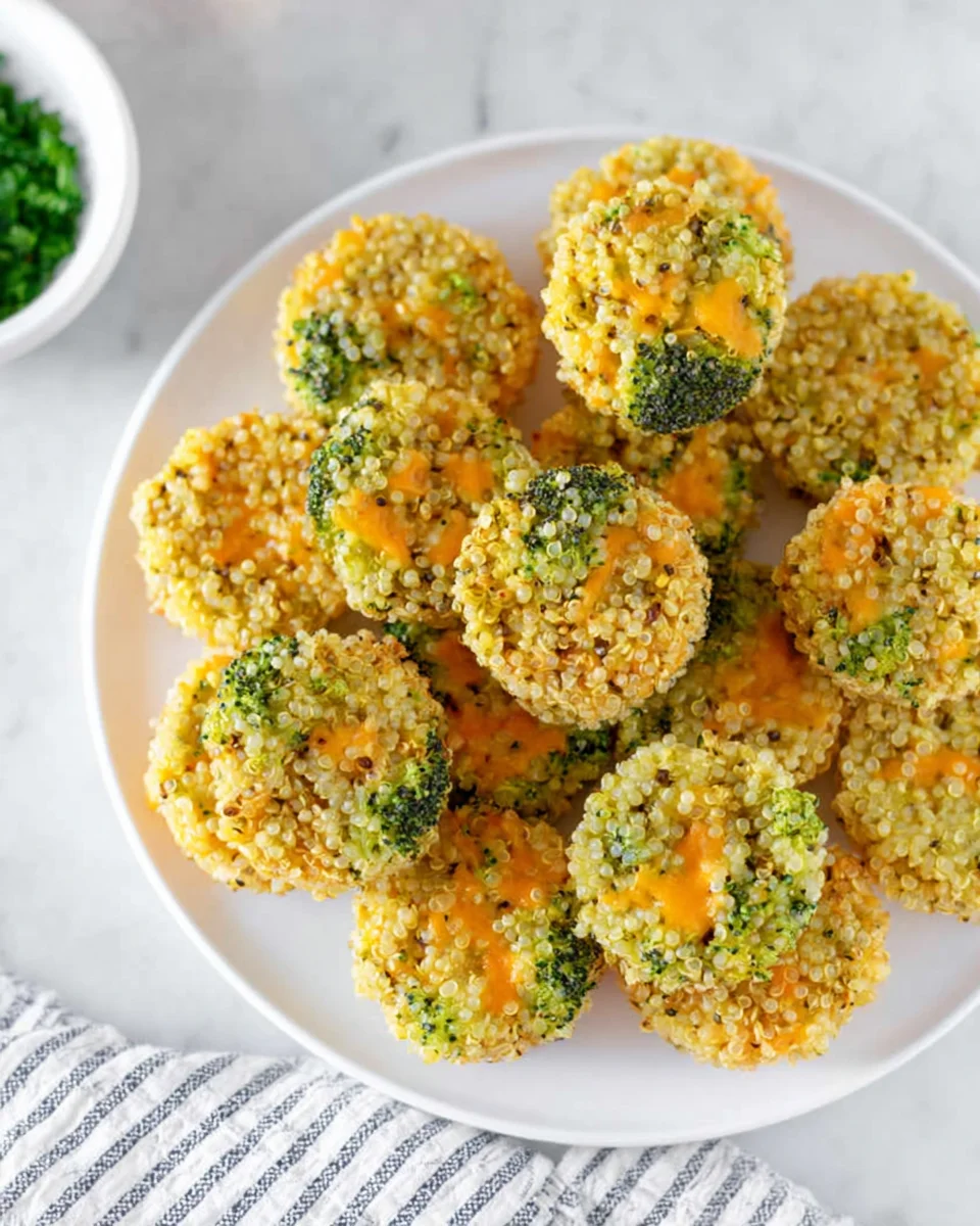 Cheesy Broccoli Quinoa Bites 19 Cheesy Broccoli Quinoa Bites