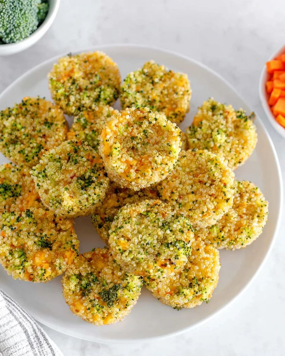 Cheesy Broccoli Quinoa Bites 17 Cheesy