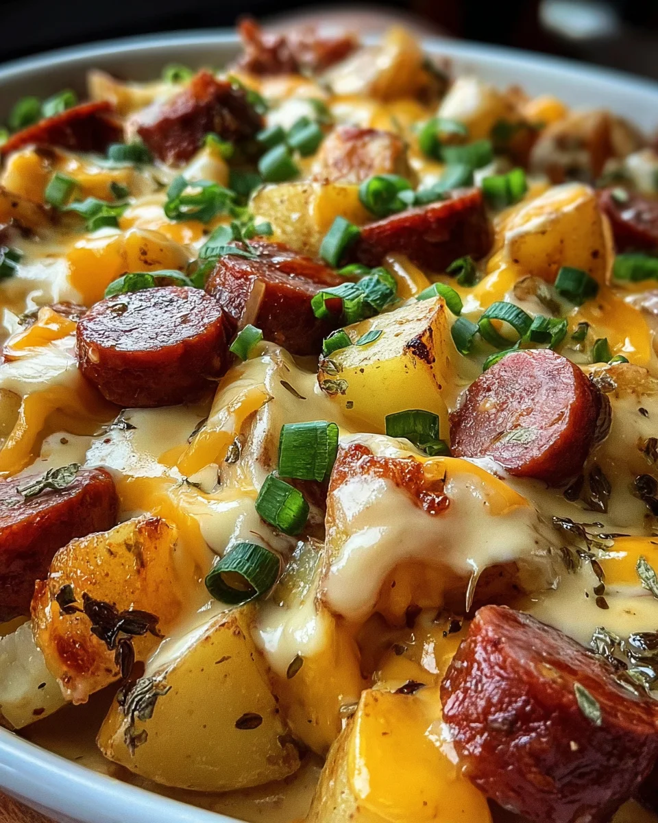 Cheesy Ranch Potatoes and Smoked Sausage 25 Cheesy Ranch Potatoes and Smoked Sausage