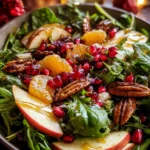 Christmas Salad with Honey Mustard Dressing