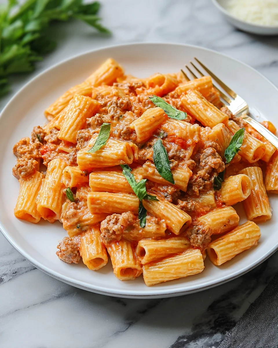 Creamy Sausage Rigatoni 24 Creamy Sausage Rigatoni