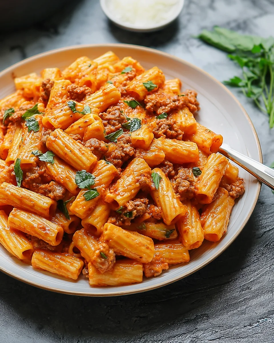 Creamy Sausage Rigatoni 22 Creamy