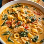 Creamy Tuscan Chicken Soup