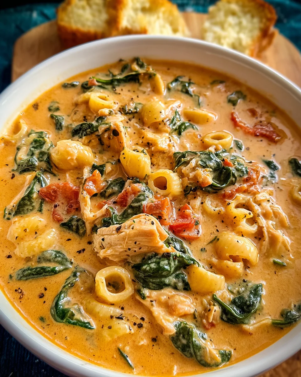 Creamy Tuscan Chicken Soup