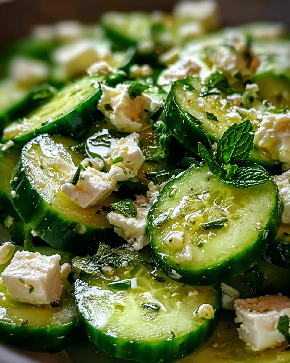 Cucumber Feta Salad 17 Cucumber