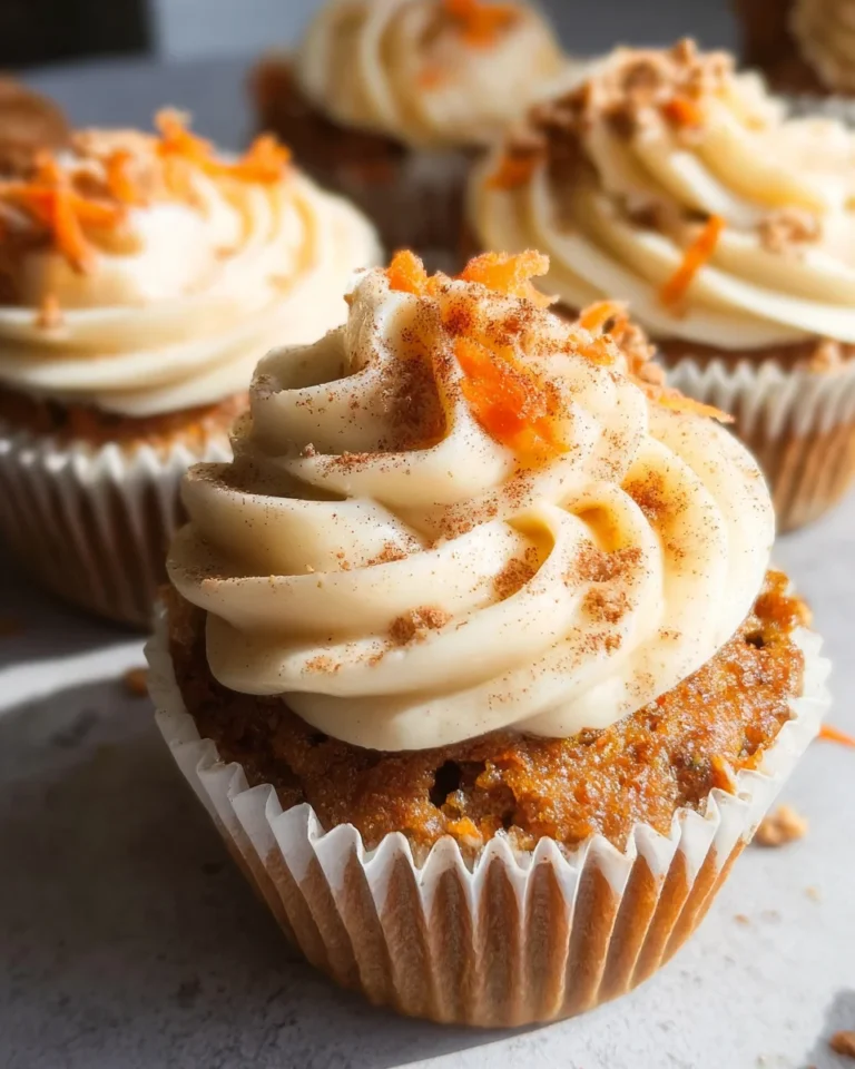 Easy Carrot Cake Cupcakes