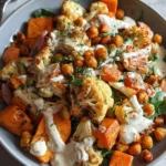 Easy Nourish Bowl Recipe with Tahini Yogurt Dressing