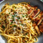Garlic Butter Chicken Pasta