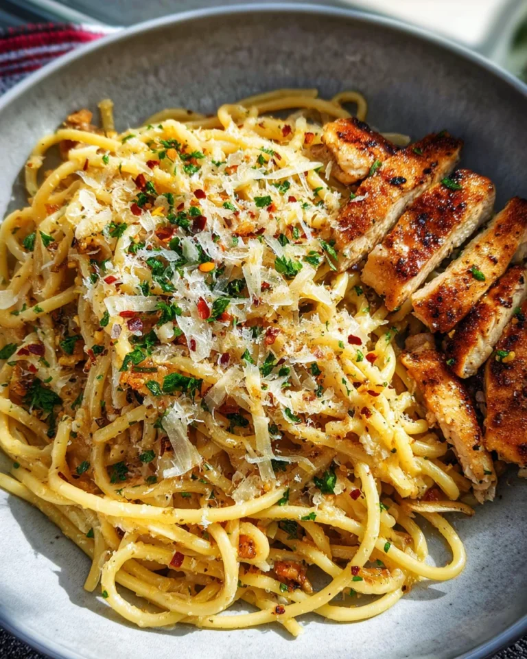 Garlic Butter Chicken Pasta