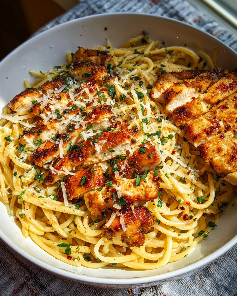 Garlic Butter Chicken Pasta 17 Garlic