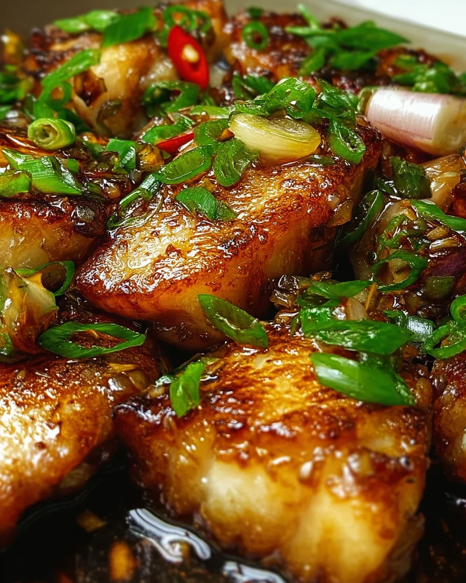 Ginger Onion Fried Sea Bass 20 Ginger