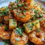 Hawaiian Garlic Shrimp