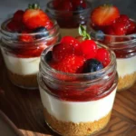 High Protein Cheesecake Jars