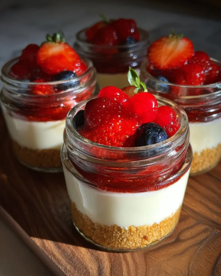 High Protein Cheesecake Jars