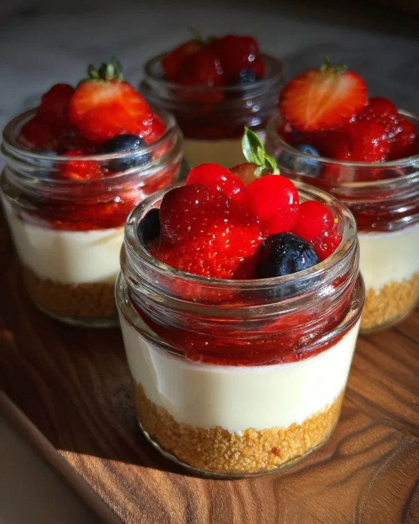 High Protein Cheesecake Jars