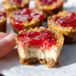 High Protein Healthy Strawberry Cheesecake Bites