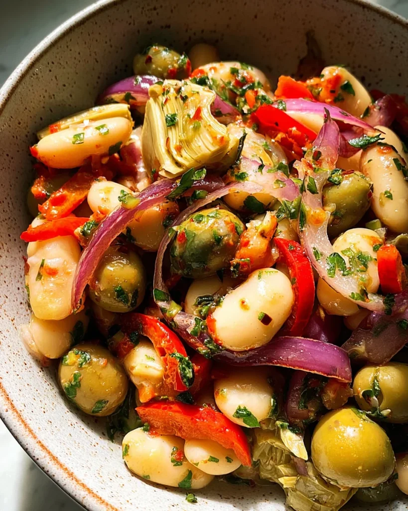 Marinated Butter Beans