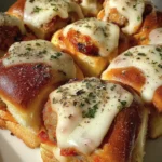 Meatball Parmesan Sliders