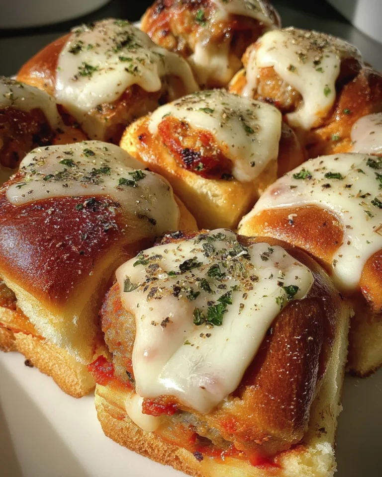 Meatball Parmesan Sliders 27 Meatball Parmesan Sliders