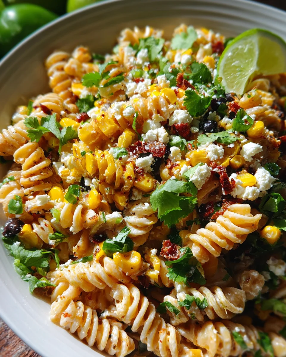 Mexican Street Corn Pasta Salad