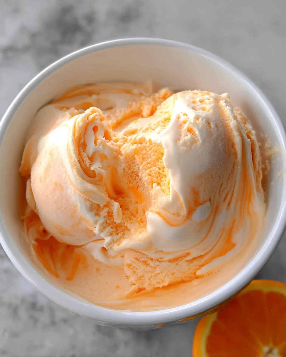 Orange Ice Cream 18 Orange