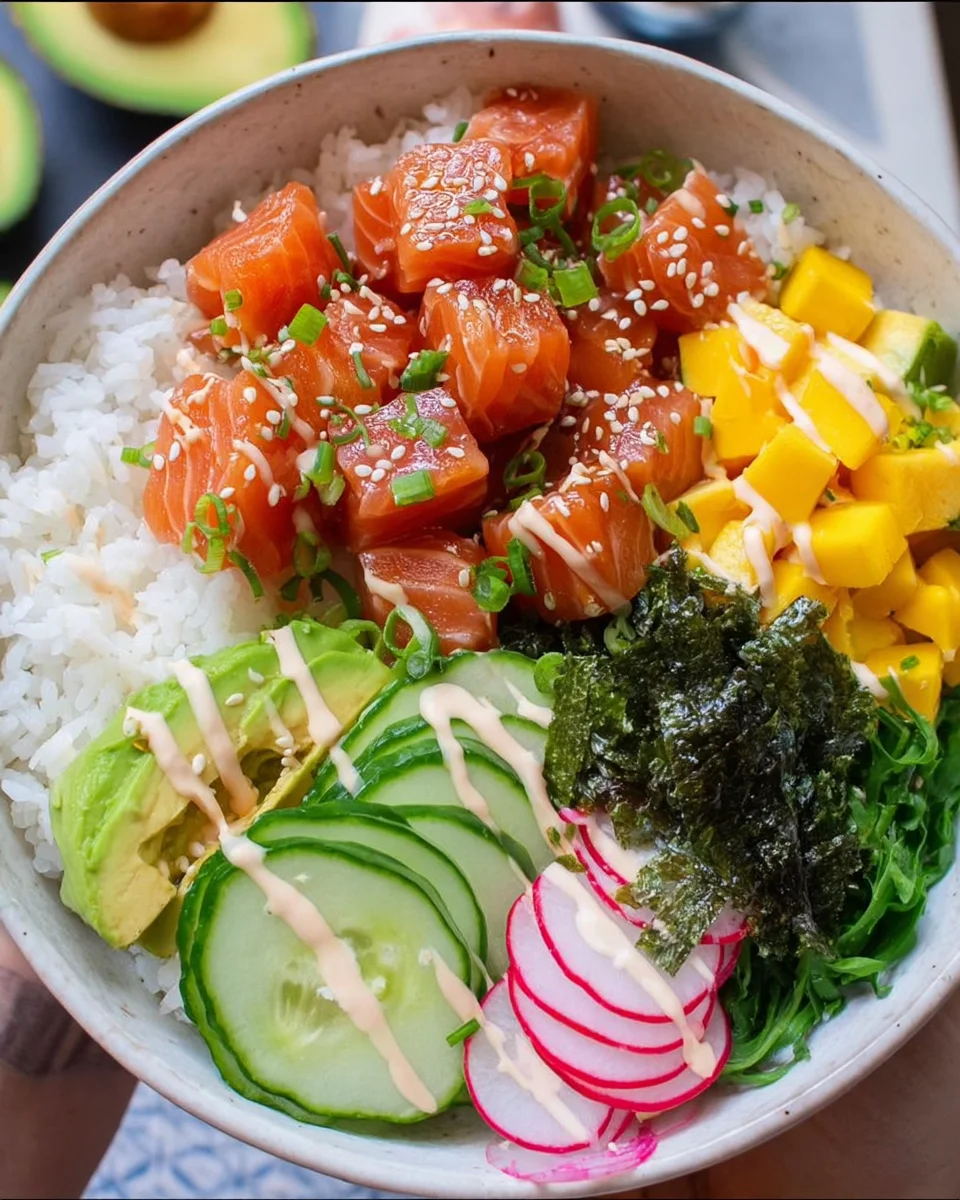 Salmon Poke Bowl 17 Salmon