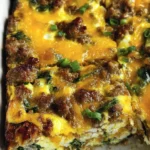 Sausage & Egg Keto Breakfast Casserole