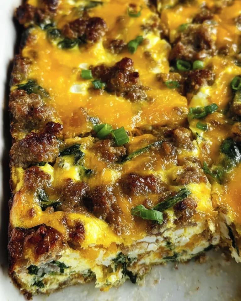 Sausage & Egg Keto Breakfast Casserole
