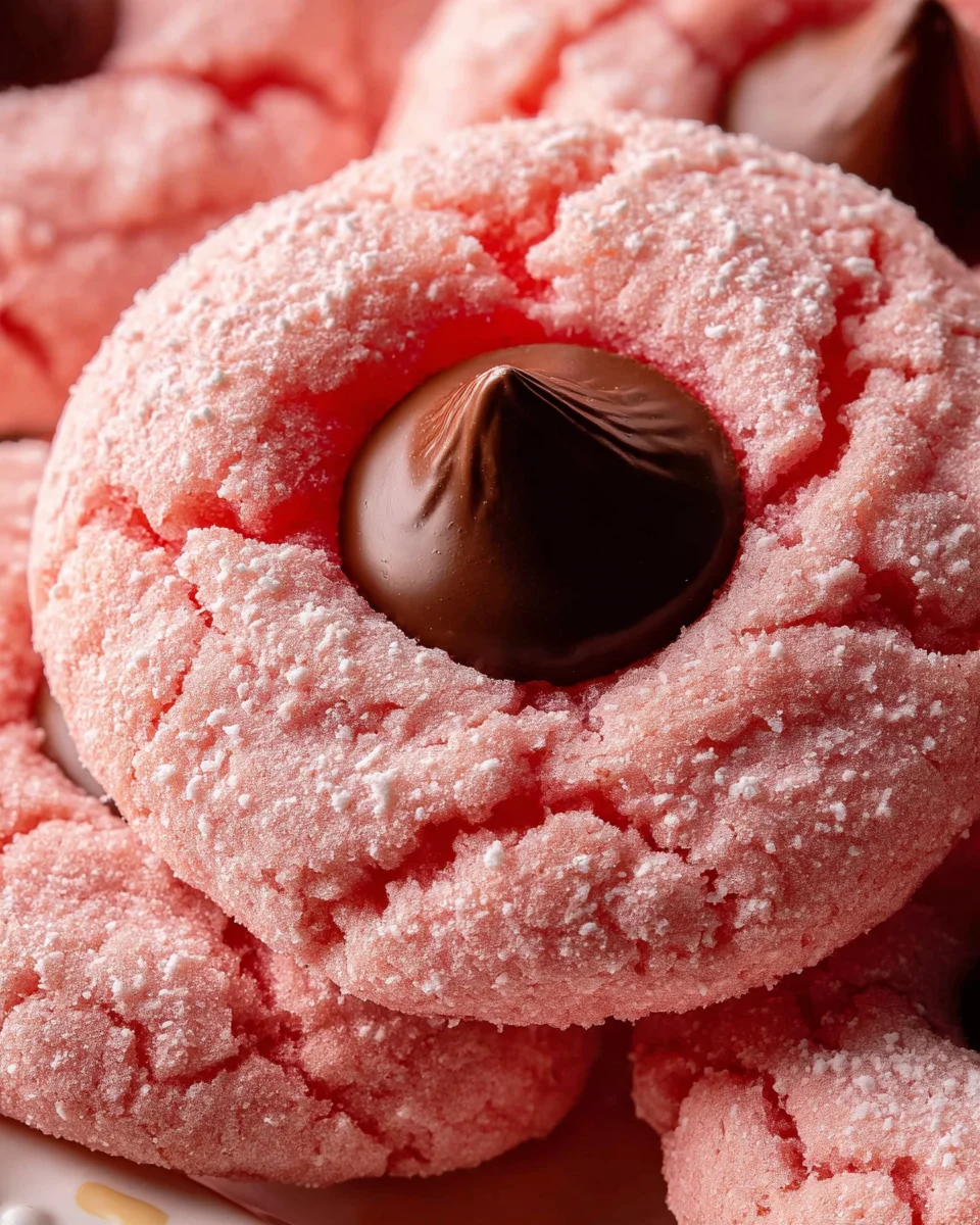Strawberry Kiss Cookies Recipe
