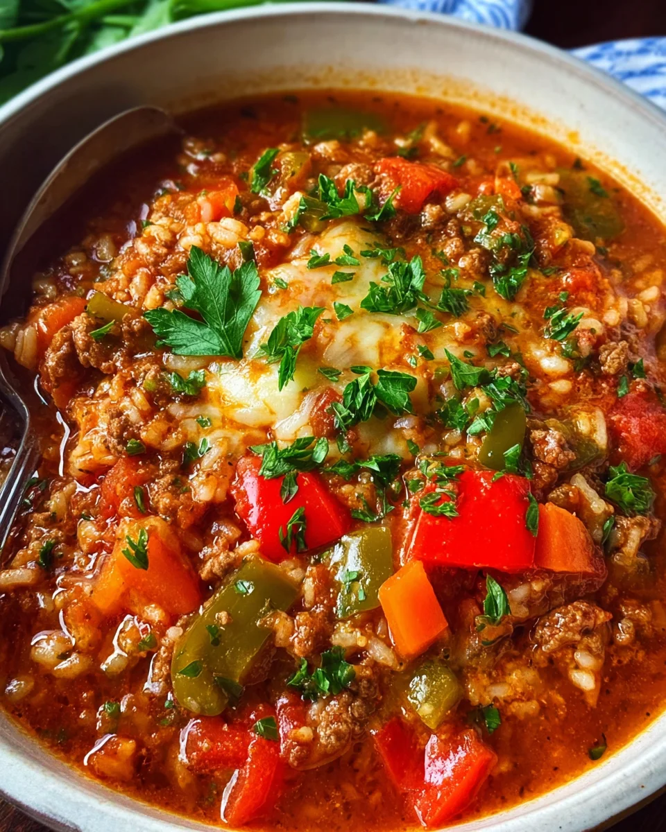 Stuffed Pepper Soup